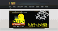 Desktop Screenshot of cpositivoeventos.com